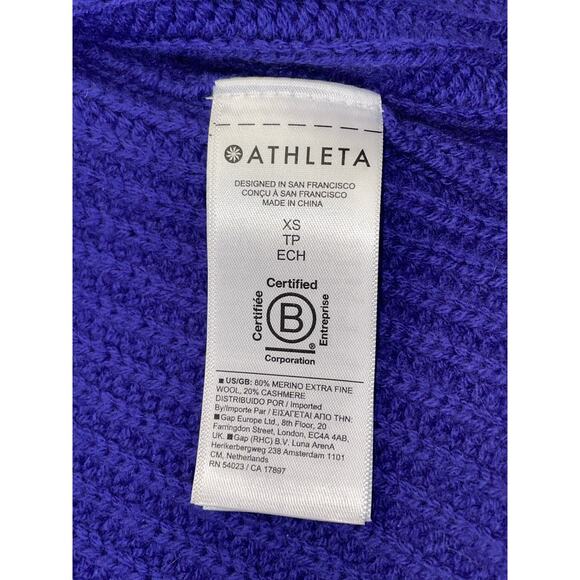 Athleta Azalea Merino Wool Cashmere Blend Sweater - Size XS - Feels‎ Wonderful! - Picture 7 of 11